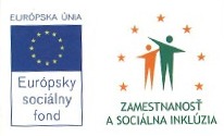 logo európsky sociálny fond