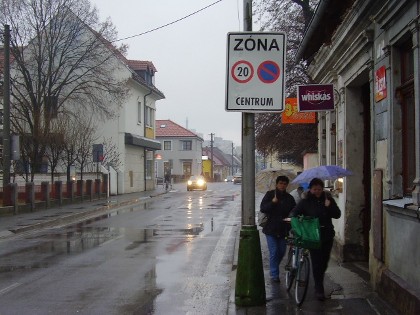 dopravné značenie v meste